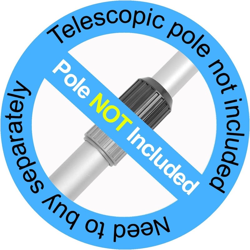 Poolvio 14" Pool Skimmer Net – Heavy Duty Leaf Net with Aluminum Frame with Diamond-Pattern Ultra-Fine Soft Mesh Bag – Pool Cleaning Tool for Leaves, Sand, Pollen & Small Debris (No Pole) - Image 2